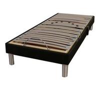 Sommier de relaxation idliterie 80x200 cm relax electrique 2 noir