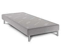 Sommier déco dunlopillo gentil + pieds 90x200