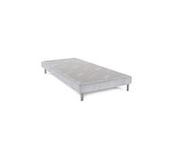 Sommier déco dunlopillo gentil + pieds 90x190
