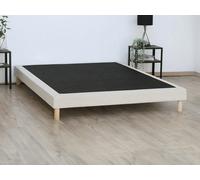 Sommier déco tapissier 160 x 200 cm - Beige - KOZANI de YSMÉE