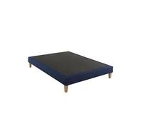 Sommier déco tapissier bleu marine Rêve - 150x190