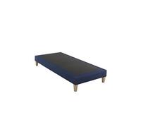 Sommier déco tapissier bleu marine Rêve - 2x80x200