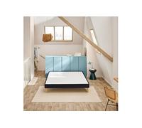 Sommier déco tapissier Vigoroso gris foncé - 130x190