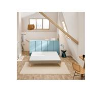 Sommier déco tapissier Vigoroso moka - 130x190
