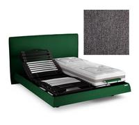 Sommier Electrique 2 x 70 x 200 Flex TE 2x70x200 lattes bois Lumix Chrome