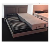 Sommier Electrique 2 x 80 x 200 Flex TE 2x80x200 lattes bois Lumix sand