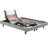 Sommier Electrique 2 x 80 x 200 Horizon Relax 1620D gris clair