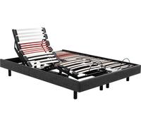 Sommier Electrique 2 x 80 x 200 Horizon Relax 1620D gris fonce
