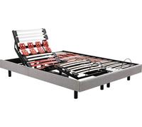 Sommier Electrique 2 x 90 x 200 Escapade Relax 1820D gris clair