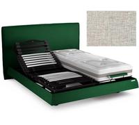 Sommier Electrique 2 x 90 x 200 Flex TE 2x90x200 lattes bois Rhapsody nature