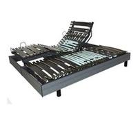 Sommier électrique alliance finition bois 2x90x200