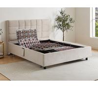 Sommier électrique de relaxation déco 2x48 plots - 2 x 70 x 190 cm - Tissu - Beige - PITUS de YSMÉE