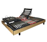 Sommier électrique Élégance finition bois 2x70x190