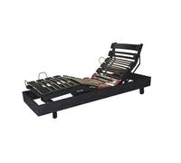 Sommier électrique Élégance finition tissu 90x190