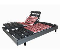 Sommier électrique excellence finition bois 2x90x200