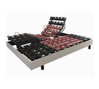 Sommier électrique excellence finition tissu 2x90x200