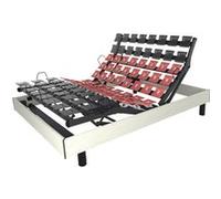 Sommier électrique excellence mono finition bois 120x190