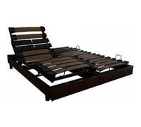 Sommier électrique optimum finition bois 2x70x190