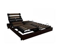 Sommier électrique optimum finition bois 90x190