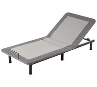 Sommier Électrique Réglable en Fer et Polyester 80 x 200 cm avec Télécommande Gr