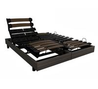 Sommier électrique summum finition bois 90x190