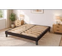 Sommier en bois Kit15 Gris anthracite 140x200 cm