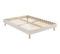 Sommier 140 x 200 Self Kit tisse sable blanc 1420