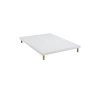 Sommier extra-plat tapissier blanc 7 cm Etoile - 140x200