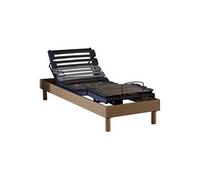 Sommier id literie 90x190 cm relax electrique 1 hauteur 15 cm