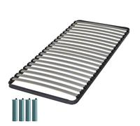 Sommier + jeu de pieds 90x200 C221 21 lattes
