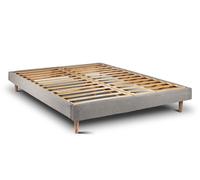 Sommier Kit Bouclette Gris 200x200 H29cm