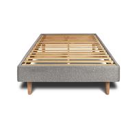 Sommier Kit Bouclette Gris 90x190 H29cm