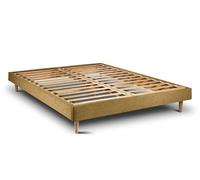 Sommier Kit Tissu Jaune 140x190 H29cm