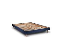 Sommier Kit Velours Bleu 180x200 H29cm