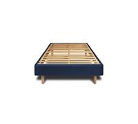 Sommier Kit Velours Bleu 90x200 H29cm