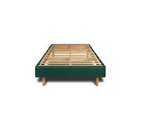 Sommier Kit Velours Vert 90x200 H29cm