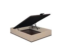 Sommier Lit Coffre Epeda Élite - Chenillé Grège 140x190
