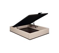 Sommier Lit Coffre Epeda Élite - Chenillé Lin 160x200 - Double Plateau
