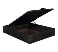 Sommier Lit Coffre Epeda Élite - Chenillé Gris 140x190