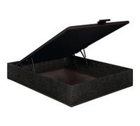 Sommier Lit Coffre Epeda Élite - Chenillé Gris 160x200 Gris G