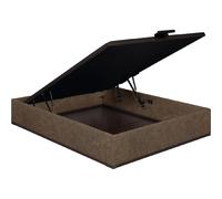 Sommier Lit Coffre Epeda Élite - Tramé Marron 140x190