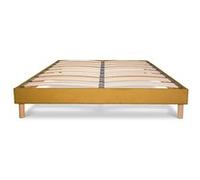 Sommier maison aubertin 180x200 cm 2 hauteur 35 cm blanc G