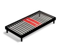 Sommier maison aubertin 90x200 cm 2 hauteur 12 cm Noir G
