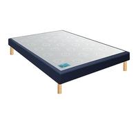 Sommier Merinos STYLO-2 140x190 Chiné bleu nuit.