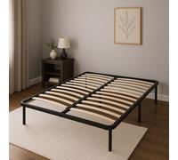 Sommier Metal 120x200 Cadre à lattes 14 Lattes 9 mm Épaisseur Metal 1,2 mm Pieds 29 cm Durabilité CADRE A LATTE JULIE