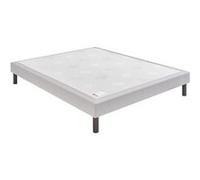 Sommier Nature confort ferme 15 cm - gris souris 2x80x200