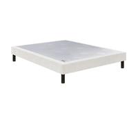 Sommier Nature confort médium 18 cm - chenillé lin 140x190