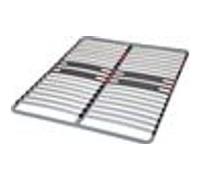 Sommier OPTIZONES 160 x 200 - Cadre a lattes - 5 zones de confort Gris G