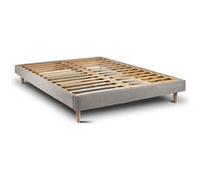 Sommier prestige literie 160x200 cm 2 hauteur 14 cm Gris G