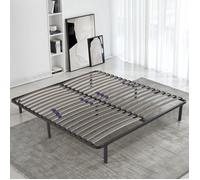 Sommier Softdream 180 x 200 cm - Sommier à lattes réglables - Résistant et confortable - Pieds inclus